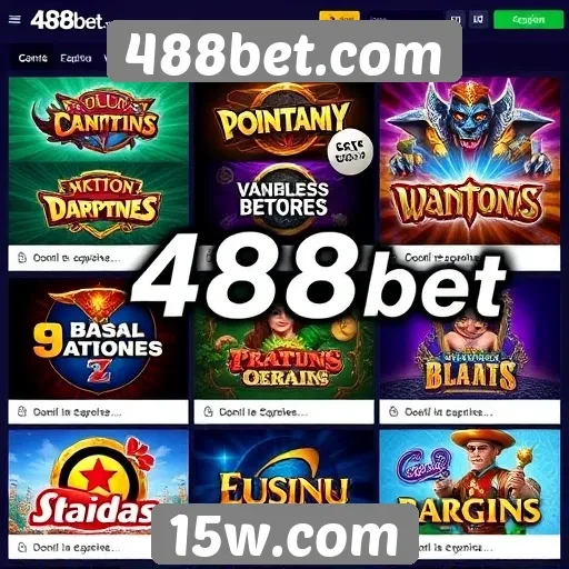 Análise da oferta de jogos no 488bet.com